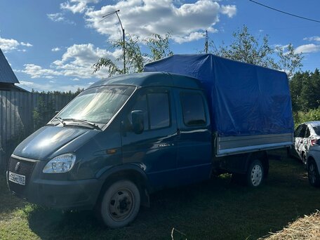 2006 ГАЗ ГАЗель (33023/330273) Фермер, синий, 500000 рублей, вид 2