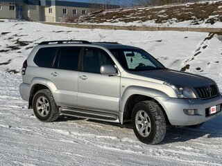 2008 Toyota Land Cruiser Prado 5-speed 120 Series Рестайлинг, серебристый, 2650000 рублей, вид 4