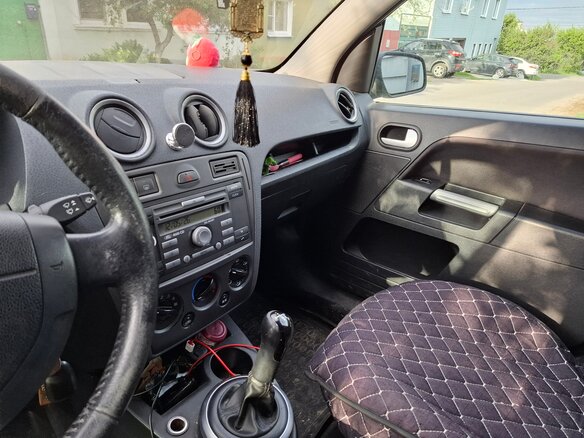 2008 Ford Fusion I Рестайлинг, голубой, 310000 рублей - вид 10