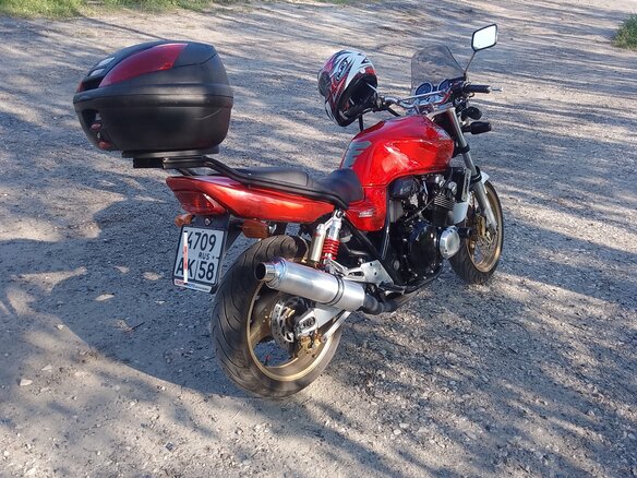 2002 Honda CB 400 Super Four, красный, 299000 рублей - вид 3