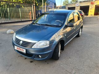 2012 Renault Logan I Рестайлинг, синий, 550000 рублей, вид 1