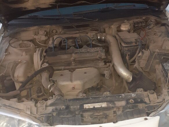 1998 Mitsubishi Eclipse II, белый - вид 9