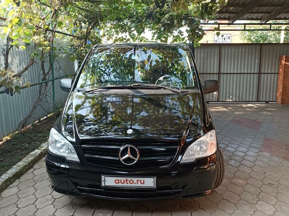2013 Mercedes-Benz Vito 113 CDI L2 II (W639) Рестайлинг, чёрный, 2100000 рублей