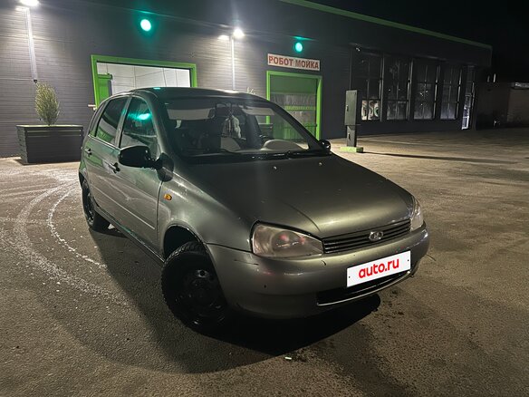2007 Lada (ВАЗ) Kalina I, серый, 110000 рублей - вид 1