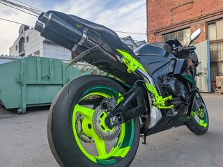 2008 Honda CBR 600RR, зелёный, 520000 рублей, вид 1