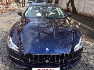 2016 Maserati Quattroporte Diesel VI Рестайлинг, синий, 4800000 рублей, вид 2