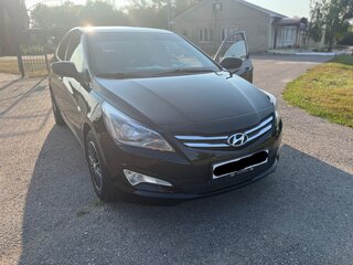2016 Hyundai Solaris I Рестайлинг, чёрный, 1000000 рублей, вид 3