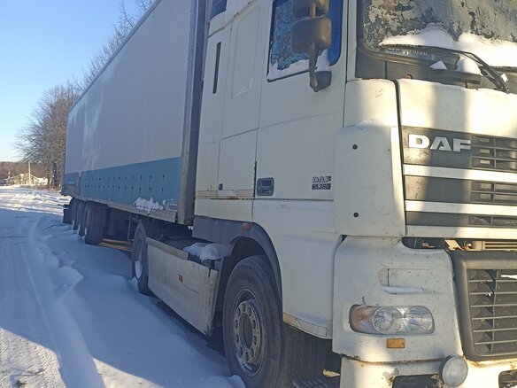 2003 DAF XF 95, белый, 1600000 рублей - вид 2