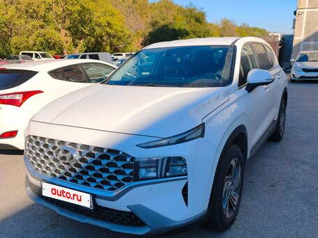 2021 Hyundai Santa Fe IV Рестайлинг, белый, 3390000 рублей, вид 1