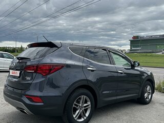 2018 Hyundai Santa Fe III Рестайлинг, синий, 1850000 рублей, вид 4