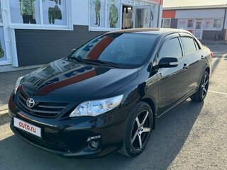 2013 Toyota Corolla X (E140, E150) Рестайлинг, чёрный, 1499999 рублей, вид 1