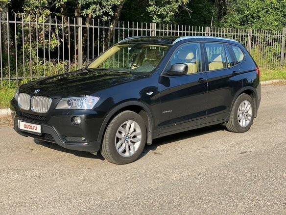 2013 BMW X3 30d xDrive II (F25), чёрный