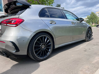 2019 Mercedes-Benz A-Класс 220 IV (W177), серебристый, 2850000 рублей, вид 2