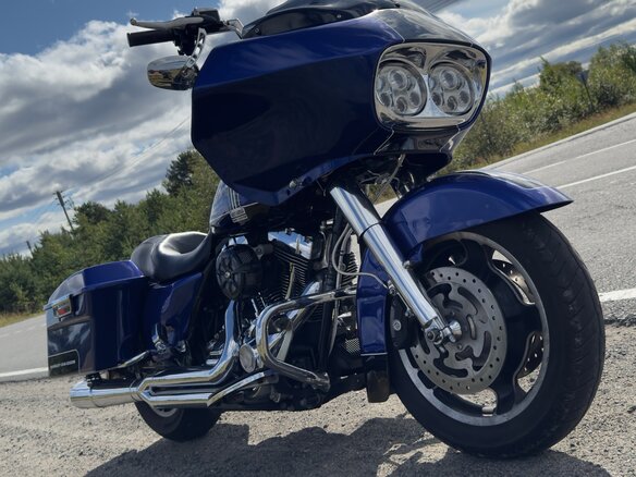2011 Harley-Davidson Road Glide Limited, синий, 1000000 рублей - вид 15