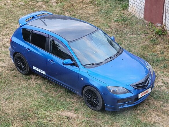 2005 Mazda 3 I (BK), синий, 590000 рублей - вид 1