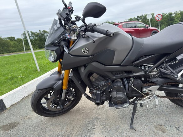 2014 Yamaha MT-09 (FZ-09), серый, 750000 рублей - вид 2