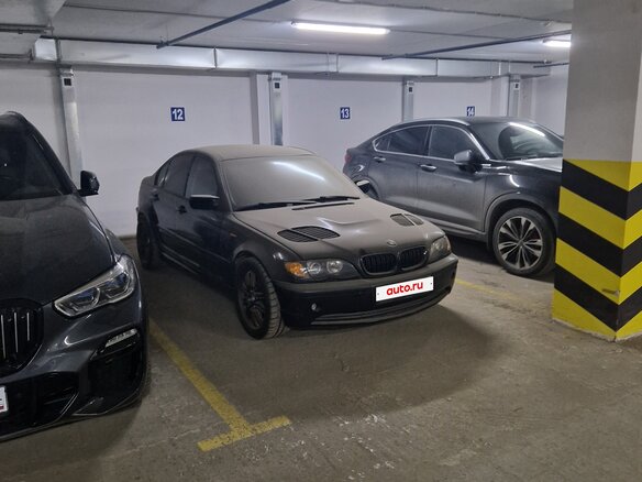 2002 BMW 3 серии 320i IV (E46) Рестайлинг, чёрный, 1100000 рублей - вид 8