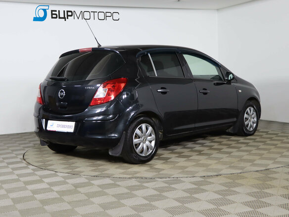 2012 Opel Corsa D Рестайлинг II, чёрный, 399990 рублей - вид 4