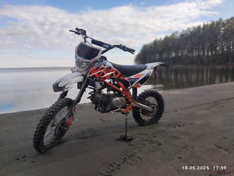 2023 Kayo Basic TT140EM, оранжевый, 74999 рублей, вид 4