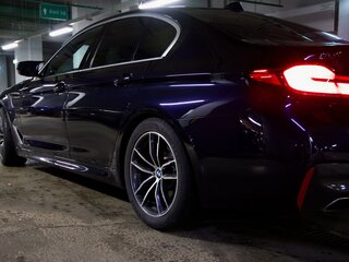 2021 BMW 5 серии 520i VII (G30/G31/G38) Рестайлинг, синий, 4190000 рублей, вид 3