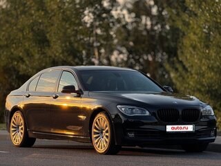 2013 BMW 7 серии Long 750Ld xDrive V (F01/F02/F04) Рестайлинг, чёрный, 2178142 рублей, вид 2