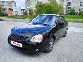 2007 Lada (ВАЗ) Priora I, чёрный, 200000 рублей, вид 1