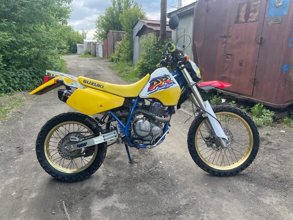 1991 Suzuki DR 250, жёлтый, 180000 рублей - вид 4