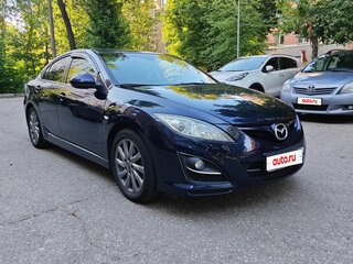 2012 Mazda 6 II (GH) Рестайлинг, синий, 950000 рублей, вид 3