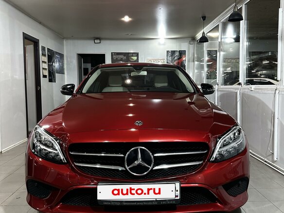 2019 Mercedes-Benz C-Класс 180 IV (W205) Рестайлинг, красный, 3199999 рублей - вид 1