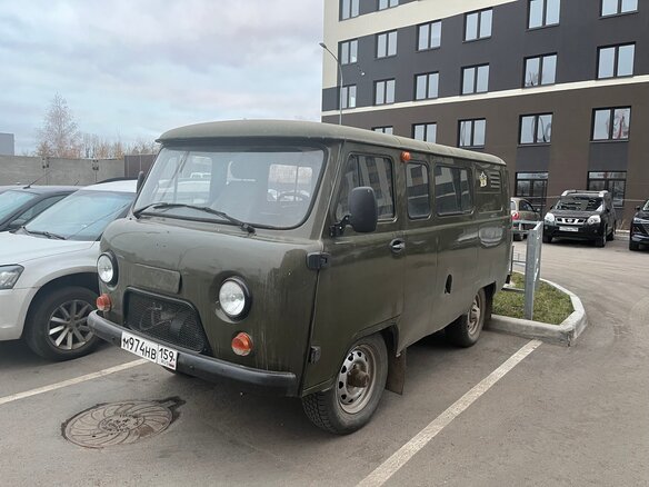2015 УАЗ 3909, зелёный, 600000 рублей