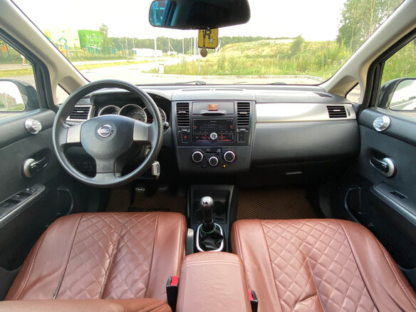 2011 Nissan Tiida I Рестайлинг, чёрный, 675000 рублей - вид 7