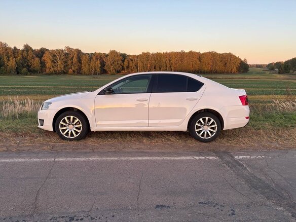 2015 Skoda Octavia III (A7), белый, 1250000 рублей - вид 1