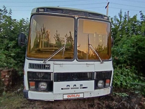1995 ПАЗ 3205, оранжевый, 100000 рублей