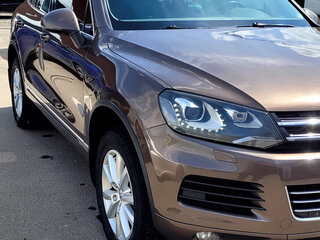 2011 Volkswagen Touareg II, коричневый, 2150000 рублей, вид 3
