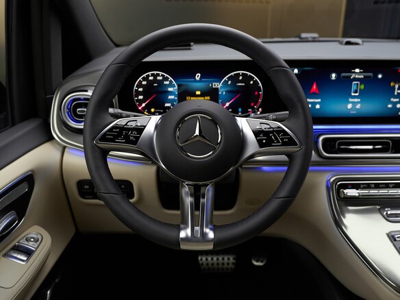 2026 Mercedes-Benz V-Класс 300 d экстра длинный III (W447) Рестайлинг 2, чёрный - вид 17
