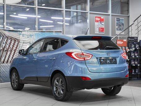 2015 Hyundai ix35 I Рестайлинг, голубой, 1449000 рублей, вид 4