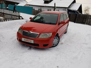 2006 Toyota Corolla Fielder IX (E120, E130) Рестайлинг, красный, 700000 рублей, вид 2