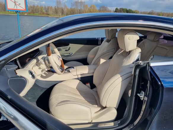 2016 Mercedes-Benz S-Класс 500 VI (W222, C217), синий - вид 1