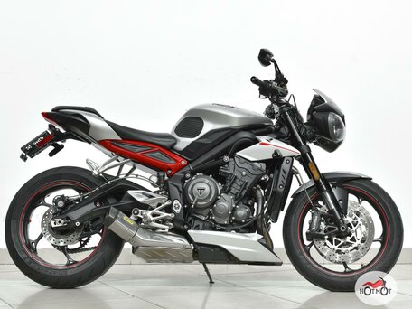 2017 Triumph Street Triple, серый, 619000 рублей, вид 3