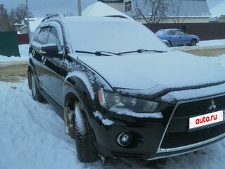 2010 Mitsubishi Outlander II Рестайлинг, чёрный, 1150000 рублей, вид 3