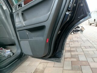 2007 Volkswagen Touareg I Рестайлинг, чёрный, 850000 рублей, вид 4