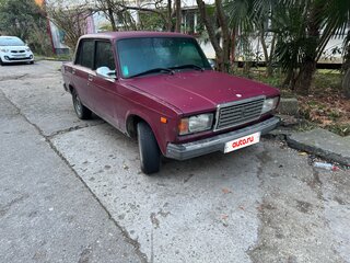 1996 Lada (ВАЗ) 2107, красный, 120000 рублей, вид 2