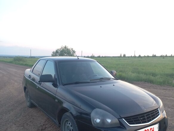 2012 Lada (ВАЗ) Priora I, чёрный, 260000 рублей - вид 2