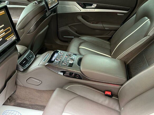 2013 Audi A8 Long III (D4) Рестайлинг, чёрный - вид 14
