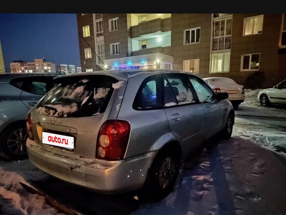 2002 Mazda AZ-Wagon II Рестайлинг, серебристый, 280000 рублей