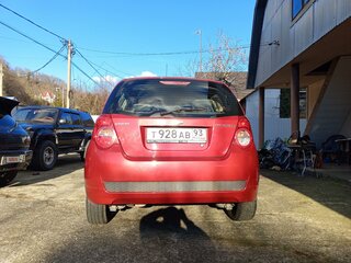 2011 Chevrolet Aveo I Рестайлинг, красный, 430000 рублей, вид 4
