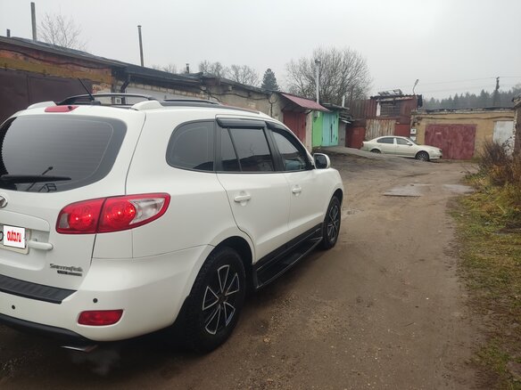 2008 Hyundai Santa Fe II, белый, 1300000 рублей - вид 10