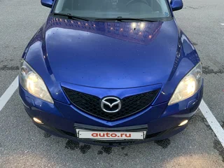 2007 Mazda 3 I (BK) Рестайлинг, синий, 425000 рублей, вид 4