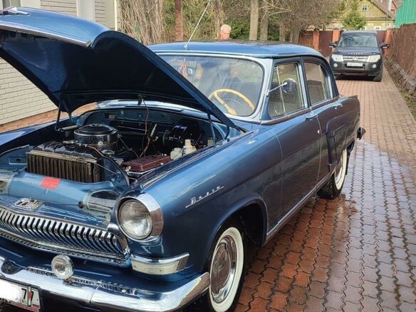1968 ГАЗ 21 «Волга» 21Р, голубой, 1350000 рублей