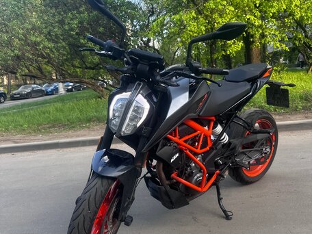 2021 KTM 390 Duke, чёрный, 480000 рублей, вид 1